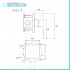 Kit doccia nero opaco completo di soffione quadrato 25x25 cm e miscelatore incasso