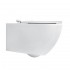 Wc singolo sospeso Simas Vignoni Rimless in ceramica bianco lucido 