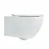 Wc singolo sospeso Simas Vignoni Rimless in ceramica bianco lucido 
