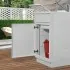 Mobile Lavatoio in Kit 50x50 cm con Vasca in Resina colore Bianco