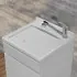 Mobile Lavatoio in Kit 50x50 cm con Vasca in Resina colore Bianco