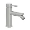 Set miscelatori lavabo e bidet acciaio spazzolato e piletta click-clack  York 