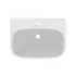 Lavabo Ideal Standard 55 cm con colonna in ceramica lucida  I.Life A 