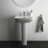 Lavabo Ideal Standard 60 cm con colonna in ceramica lucida  I.Life A 