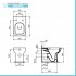 Sanitari Ideal Standard filomuro Rimless con copriwater  I.Life A 