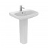 Lavabo Ideal Standard 65 cm con colonna in ceramica lucida  I.Life A 
