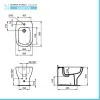 Sanitari Ideal Standard Tesi filomuro Rimless AquaBlade copriwater originale 