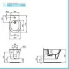 Sanitari Ideal Standard Connect sospesi Rimless AquaBlade copriwater originale 
