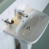 Lavabo Ideal Standard 65 cm con colonna in ceramica lucida  I.Life A 