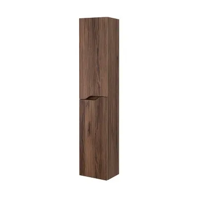 Pensile bagno sospeso 150 H noce con ripiani regolabili Maiori/Minori