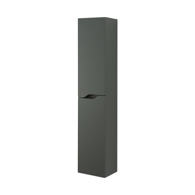 Pensile bagno sospeso 150 H verde con ripiani regolabili Maiori/Minori