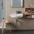 Lavabo sospeso 65 cm Geberit in ceramica lucida  Colibrì