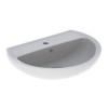 Lavabo sospeso 55 cm Geberit in ceramica lucida | Colibrì
