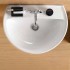 Lavabo sospeso 60 cm Geberit in ceramica lucida | Colibrì