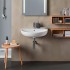 Lavabo sospeso 60 cm Geberit in ceramica lucida | Colibrì