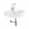 Lavabo sospeso 60 cm Geberit in ceramica lucida | Colibrì