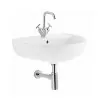 Lavabo sospeso 60 cm Geberit in ceramica lucida | Colibrì