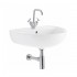 Lavabo sospeso 60 cm Geberit in ceramica lucida | Colibrì