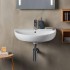 Lavabo sospeso Geberit 55 cm in ceramica bianco  Selnova