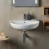 Lavabo sospeso Geberit 55 cm in ceramica bianco  Selnova