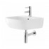 Lavabo sospeso 60 cm Geberit bianco lucido monoforo  Fantasia 