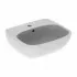 Lavabo sospeso 50 cm Geberit bianco lucido monoforo  Fantasia 