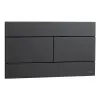 Cassetta da incasso Oli74 Plus doppio scarico con placca wc nero Matt