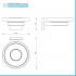 Set accessori a muro 6 pezzi in acciaio cromato e viti incluse  Easy 