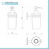 Set accessori a muro 3 pezzi in acciaio cromato e viti incluse  Easy 