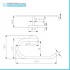 Set accessori a muro 6 pezzi in acciaio nero opaco e viti incluse  Chic Black 