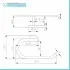 Set accessori a muro 6 pezzi in acciaio nero opaco e viti incluse  Chic Black 