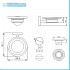 Set accessori a muro 3 pezzi in acciaio nero opaco e viti incluse  Chic Black 