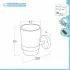 Set accessori a muro 3 pezzi in acciaio inox satinato e viti incluse  Galassia 