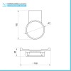 Set accessori a muro portaspazzolini e portasapone in acciaio  Futura