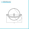 Set accessori a muro 6 pezzi in acciaio cromato e viti incluse  Bora 