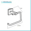 Set accessori a muro 5 pezzi in metallo cromato e viti incluse  Rock 