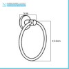 Set accessori a muro 6 pezzi in metallo cromato e ABS viti incluse  Sprint 