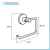 Set accessori a muro 6 pezzi in metallo cromato e ABS viti incluse  Sprint 