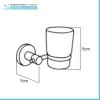 Set accessori a muro 3 pezzi in metallo cromato e ABS viti incluse  Sprint 