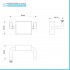 Set accessori a muro 5 pezzi in acciaio cromato e viti incluse  Velvet 