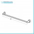 Set accessori a muro 5 pezzi in acciaio cromato viti incluse  Facile