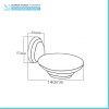 Set accessori a muro 3 pezzi in acciaio cromato viti incluse  Facile 