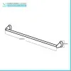 Set accessori a muro 6 pezzi in acciaio cromato viti incluse  Facile 