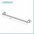 Set accessori a muro 6 pezzi in acciaio cromato viti incluse  Facile 