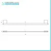 Set accessori a muro 6 pezzi in acciaio cromato e viti incluse  Futura 