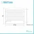 Asse lavapanni 27x51,3 cm in PVC per lavatoio in resina 60x45 cm