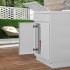 Asse lavapanni 27x51,3 cm in PVC per lavatoio in resina 60x45 cm