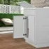 Asse lavapanni 27x51,3 cm in PVC per lavatoio in resina 60x45 cm