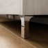Mobile bagno a terra 60 rovere bianco con lavabo e specchio LED  Lisbona