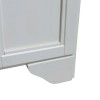 Mobile bagno a terra 55 bianco decape con lavabo e specchio  Romantica